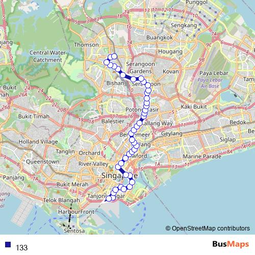 133 Route: Stops, Schedules & Maps