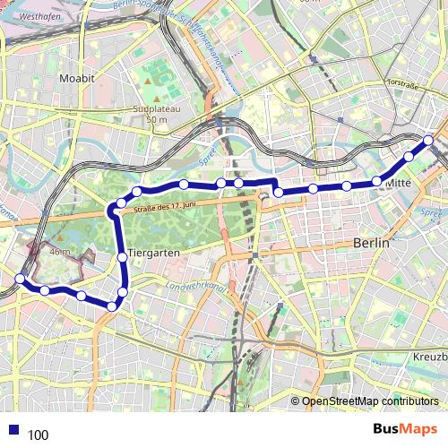 Berliner Verkehrsbetriebe 100 Bus - Germany