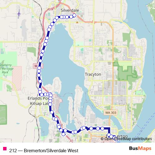 Bus 212 Schedule & Map in Port Orchard