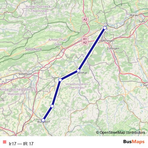 Rail Ir17 by SBB (Schweizerische Bundesbahnen Sbb) in Olten